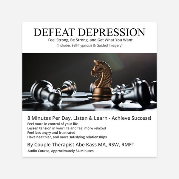 Defeat Depression Audiobook Cover – Develop a Personalized Antidepressant Strategy