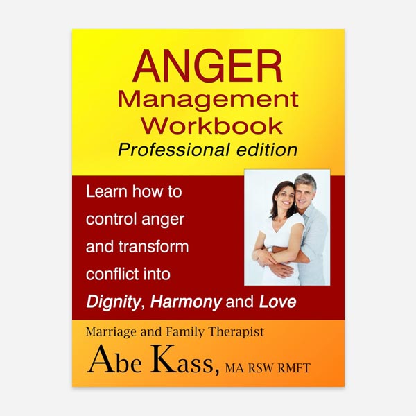 anger management workbook book cover