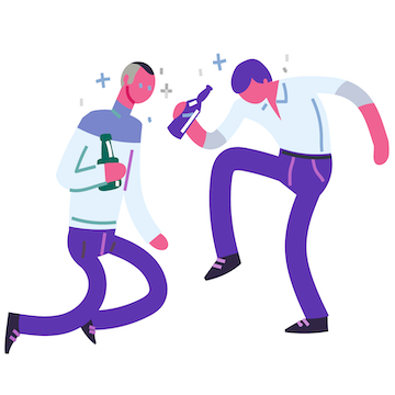 dancing drunk